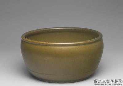 图片[2]-Basin in tea-dust glaze, Qing dynasty, Yongzheng reign (1723-1735)-China Archive